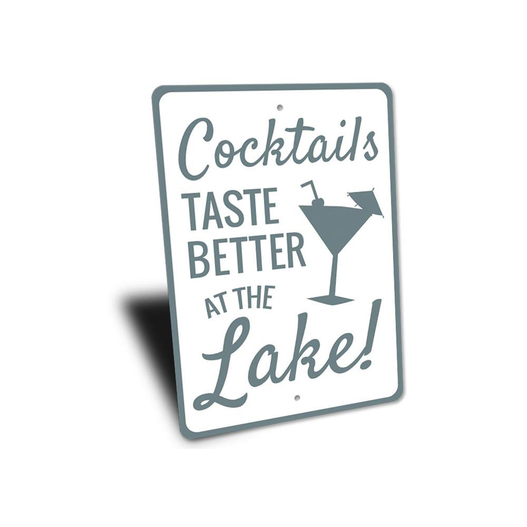 Cocktails at the Lake Sign