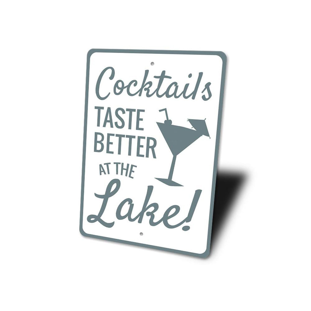 Cocktails at the Lake Sign