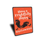 Halloween Bat Sign