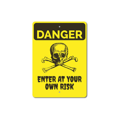 Halloween Danger Sign