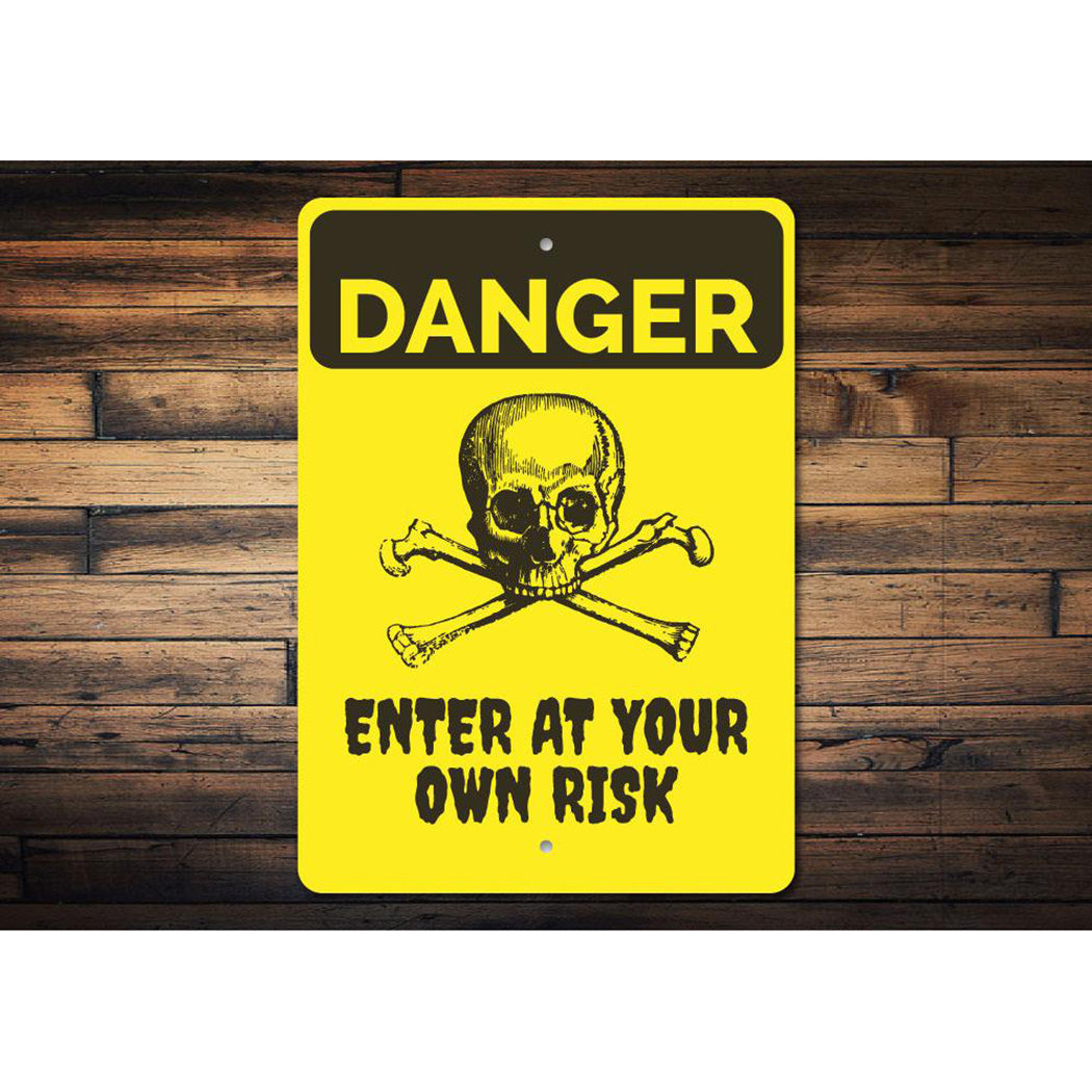 Halloween Danger Sign