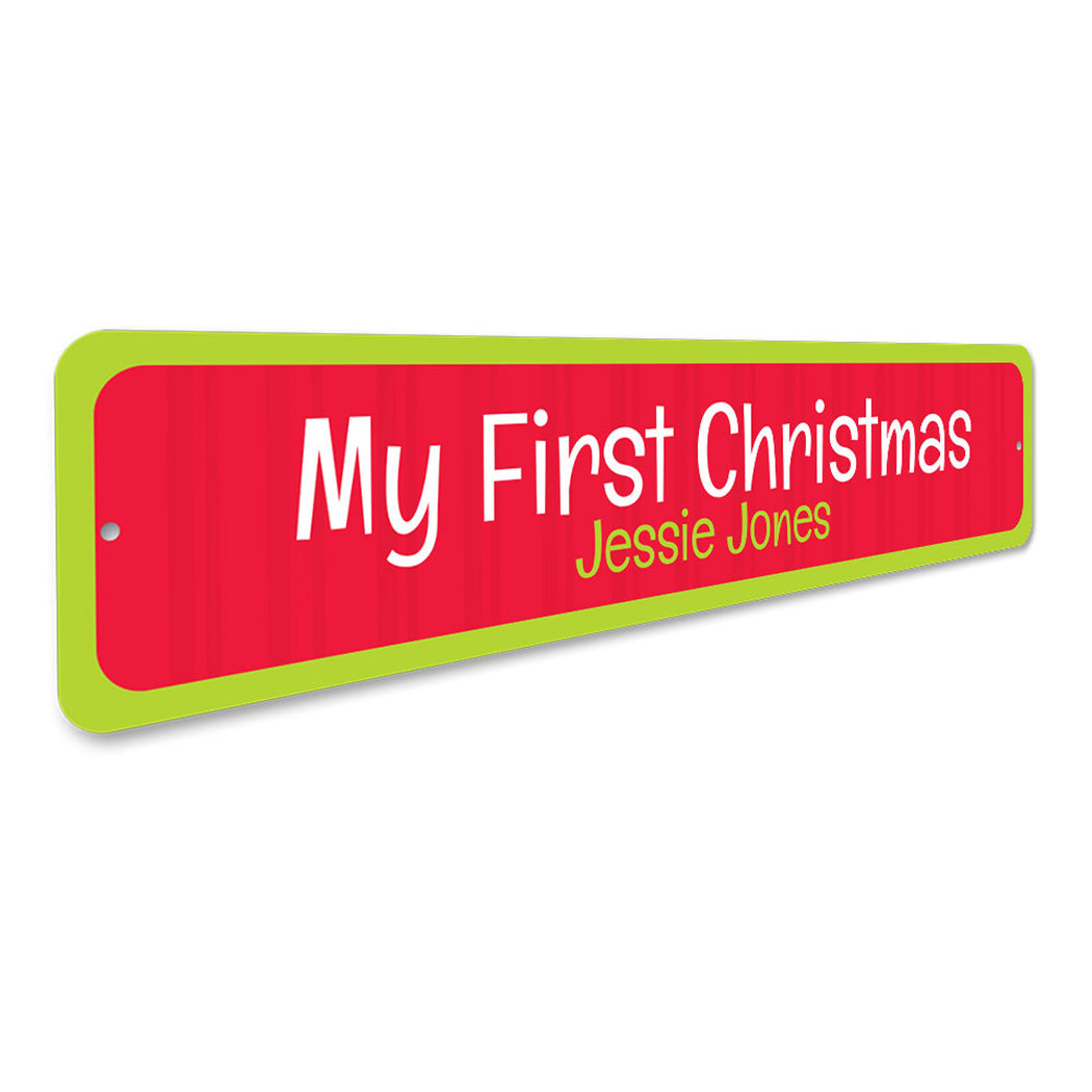 First Christmas Sign