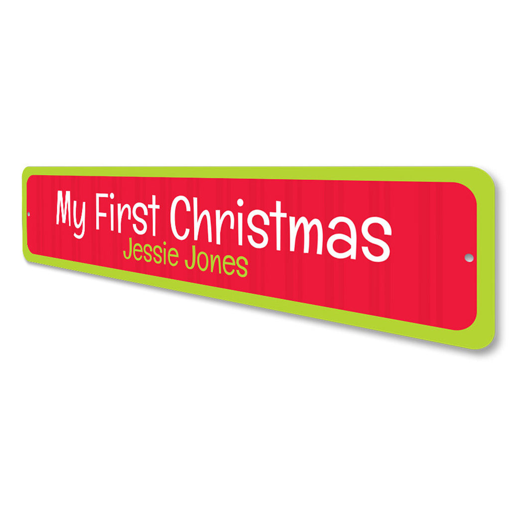 First Christmas Sign