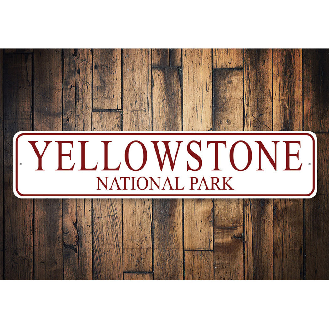 Yellowstone National Park Novelty Sign