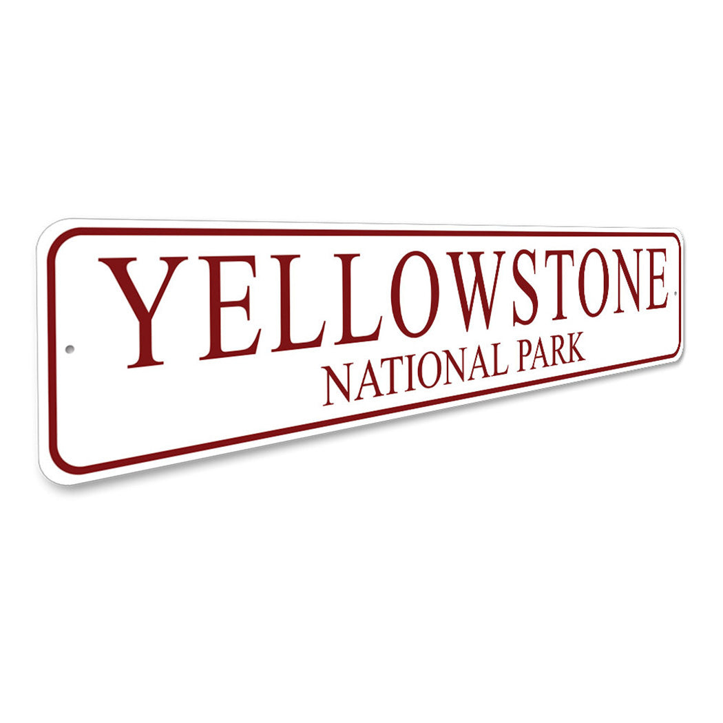 Yellowstone National Park Novelty Sign