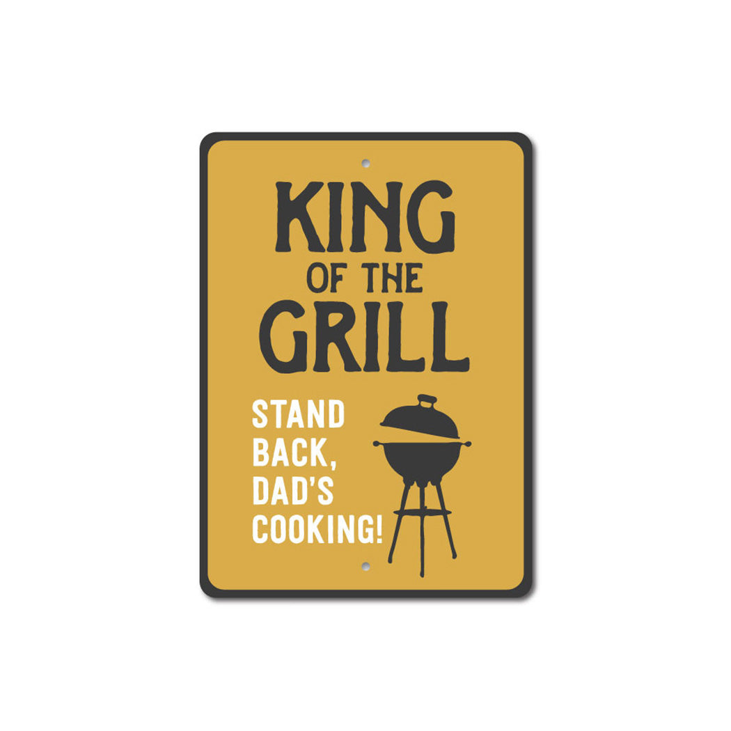 King of the Grill Sign