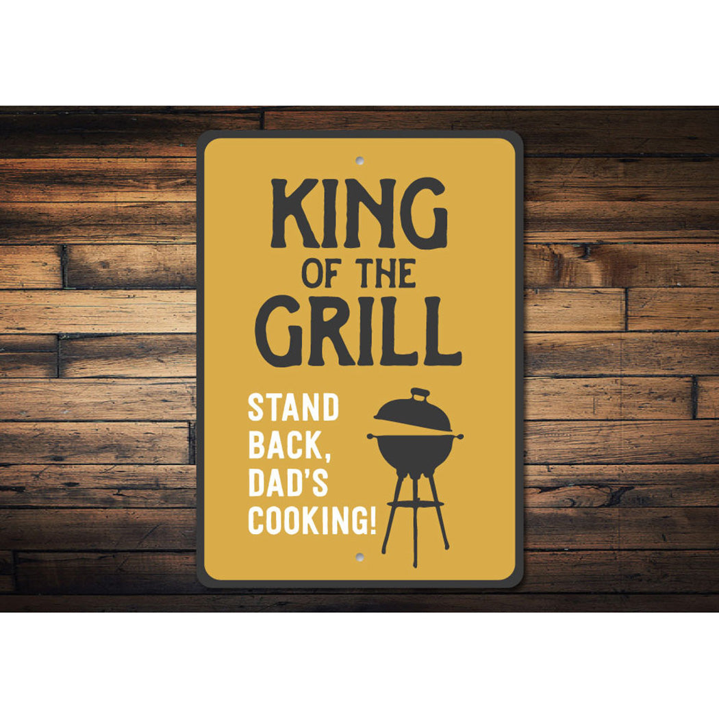 King of the Grill Sign