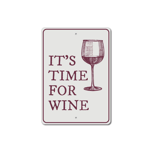 Wine Time Sign