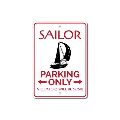 Sailor Parking Sign