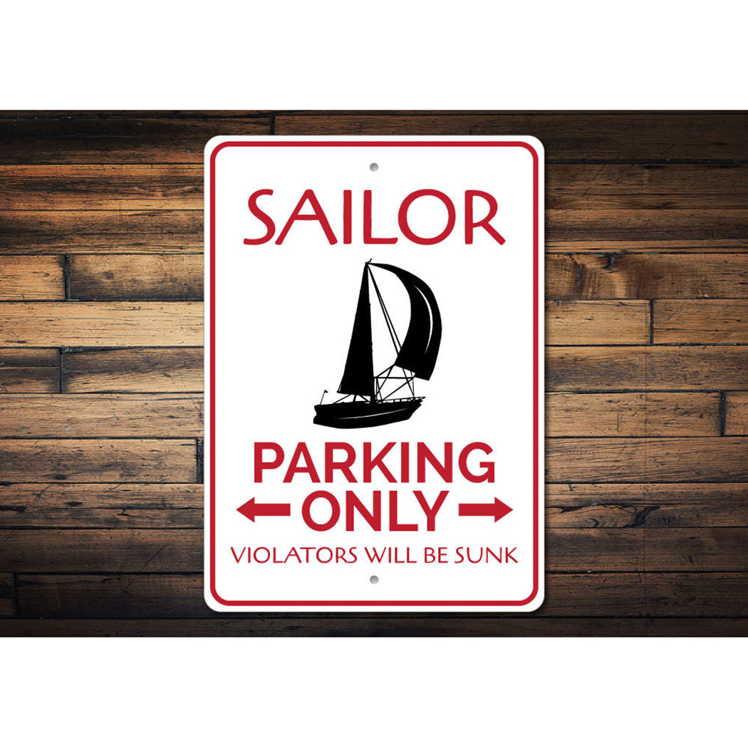 Sailor Parking Sign