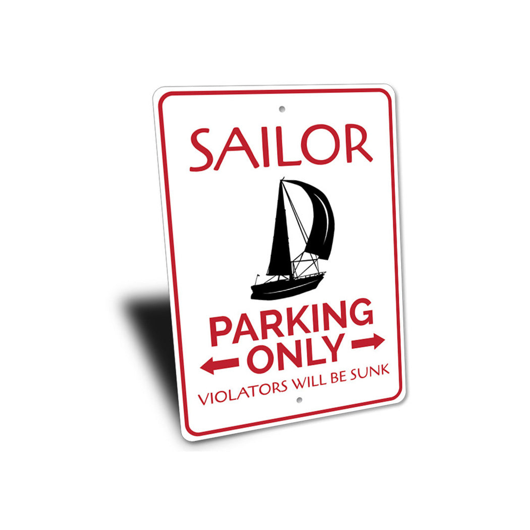 Sailor Parking Sign