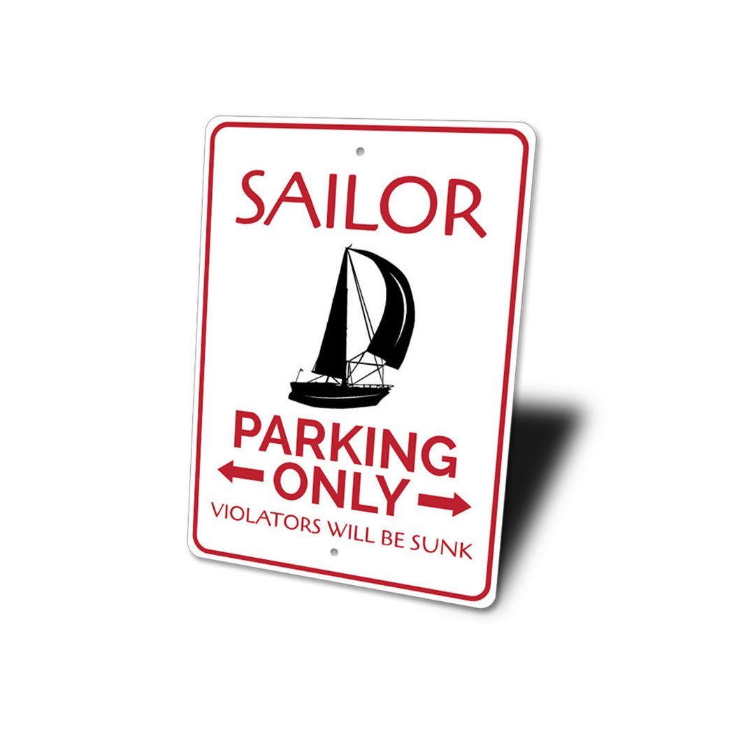 Sailor Parking Sign