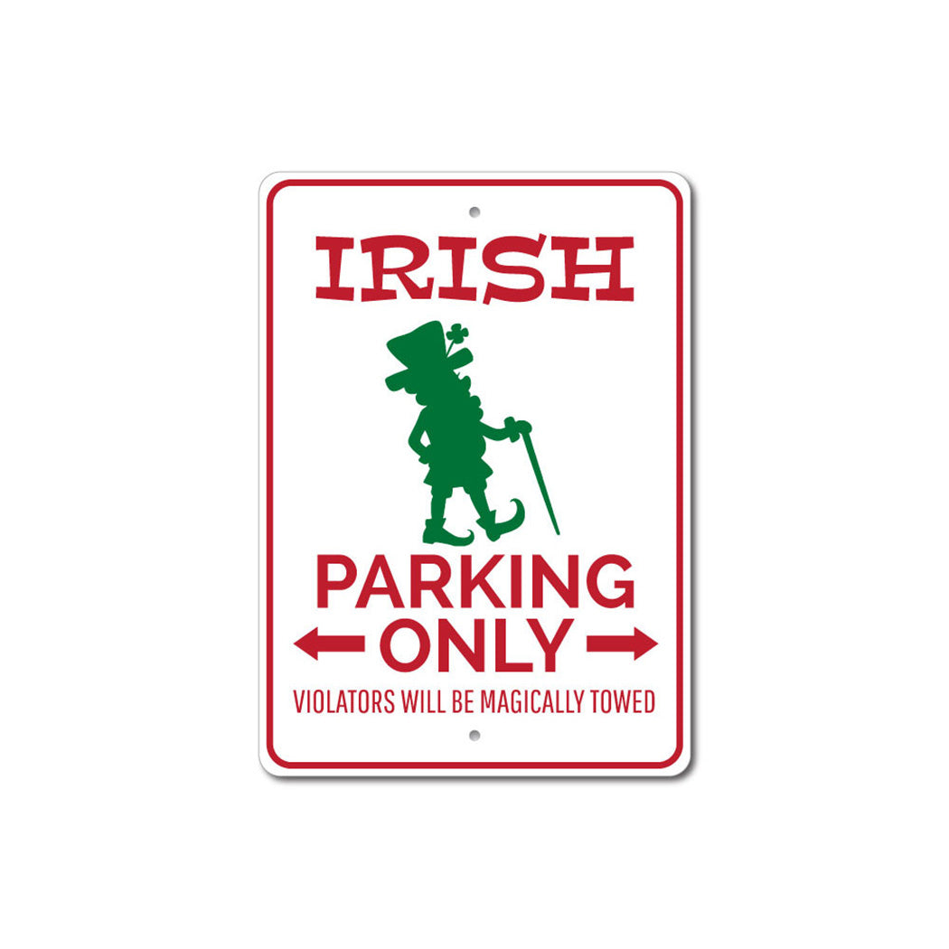 Irish Parking Sign