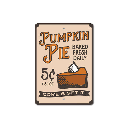 Pumpkin Pie Sign