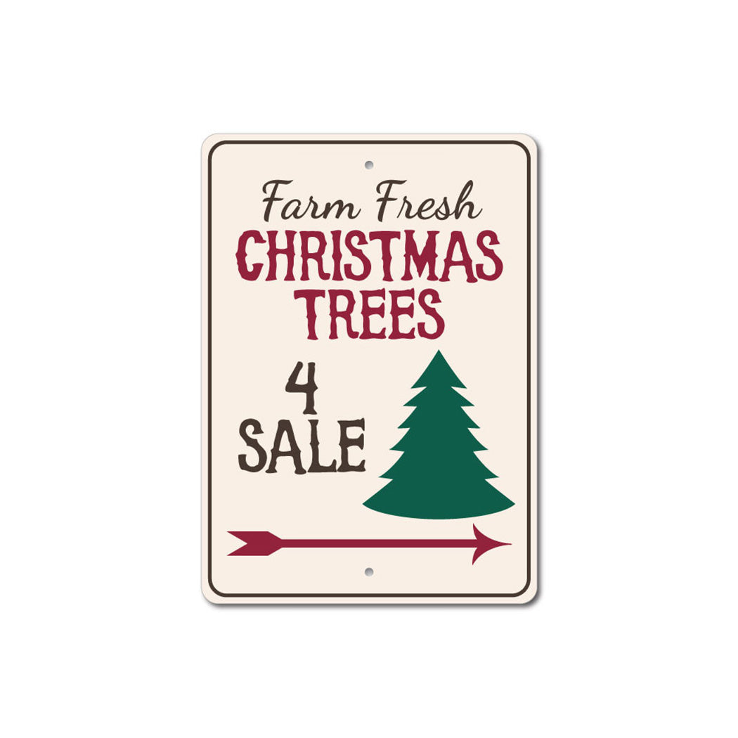 Trees For Sale Metal Sign