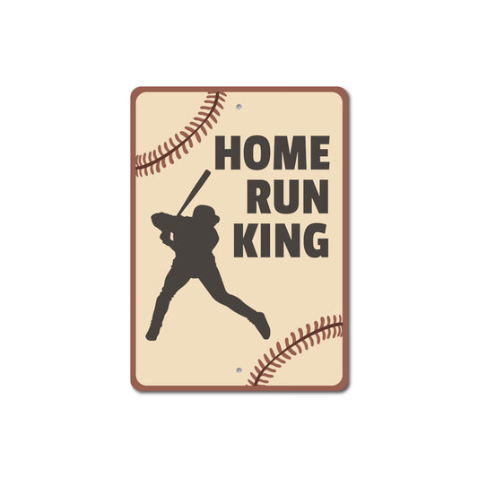 Home Run King Sign