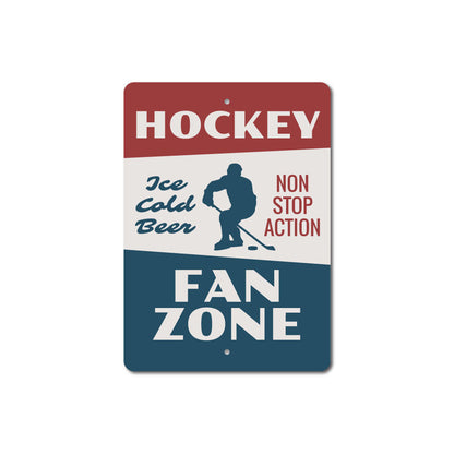 Hockey Fan Zone Sign