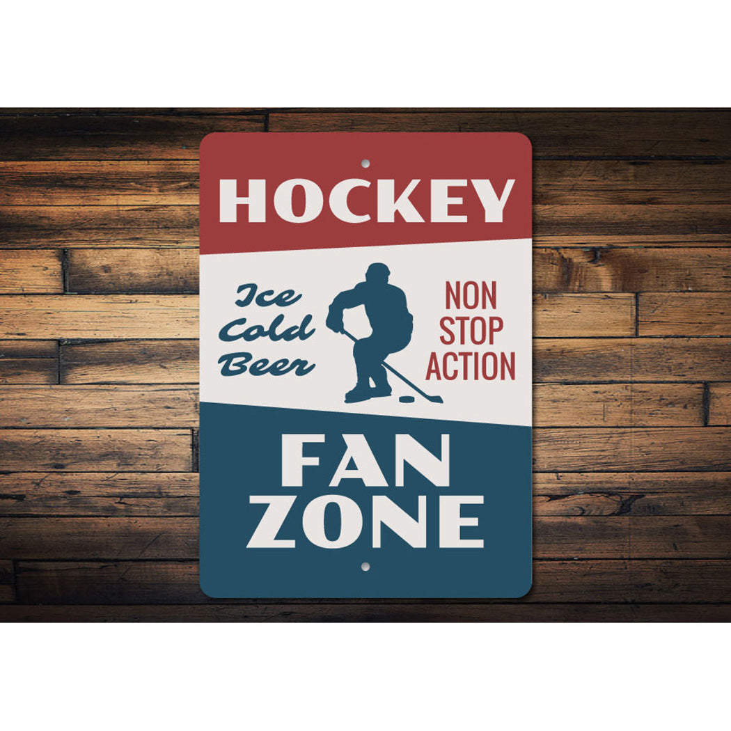 Hockey Fan Zone Sign