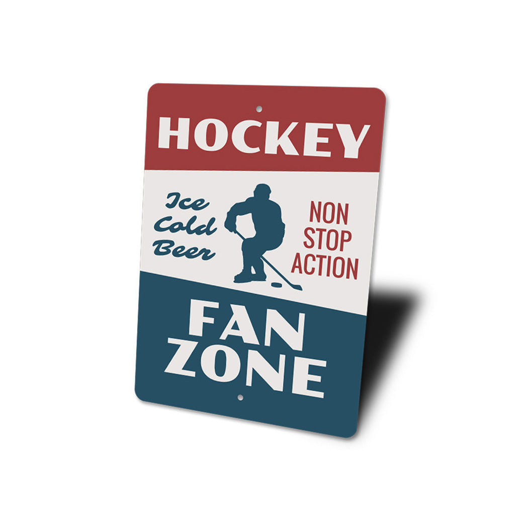 Hockey Fan Zone Sign