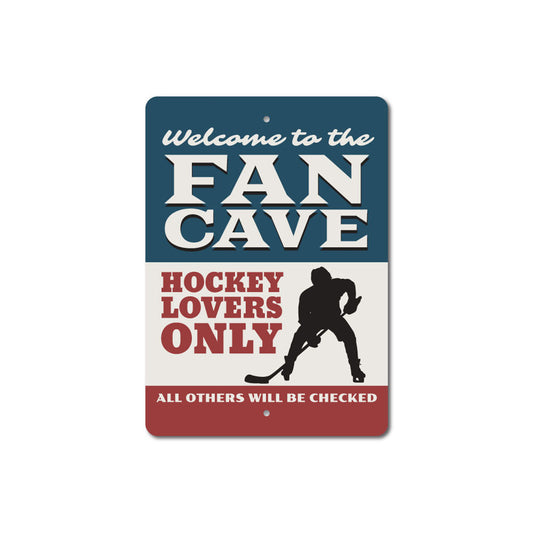 Hockey Fan Cave Sign