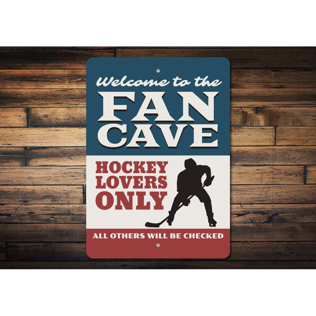 Hockey Fan Cave Sign