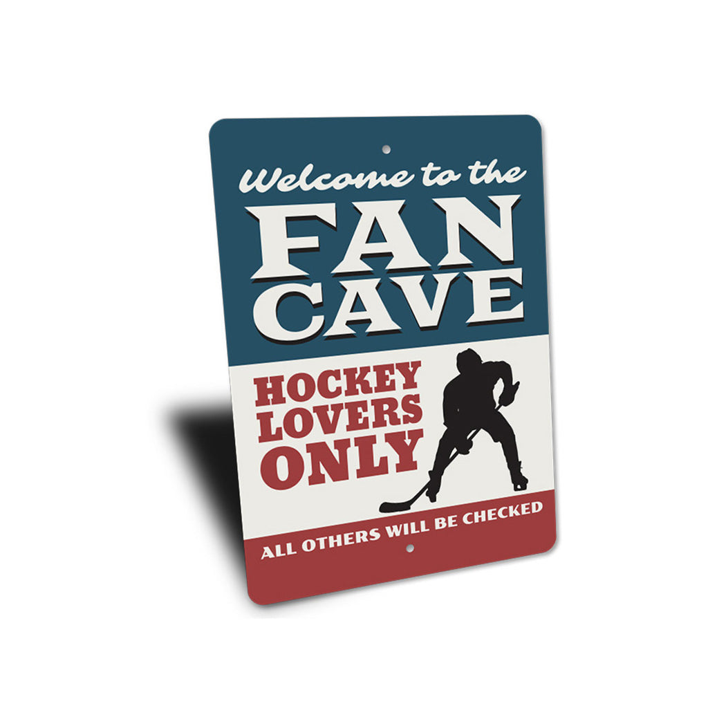 Hockey Fan Cave Sign