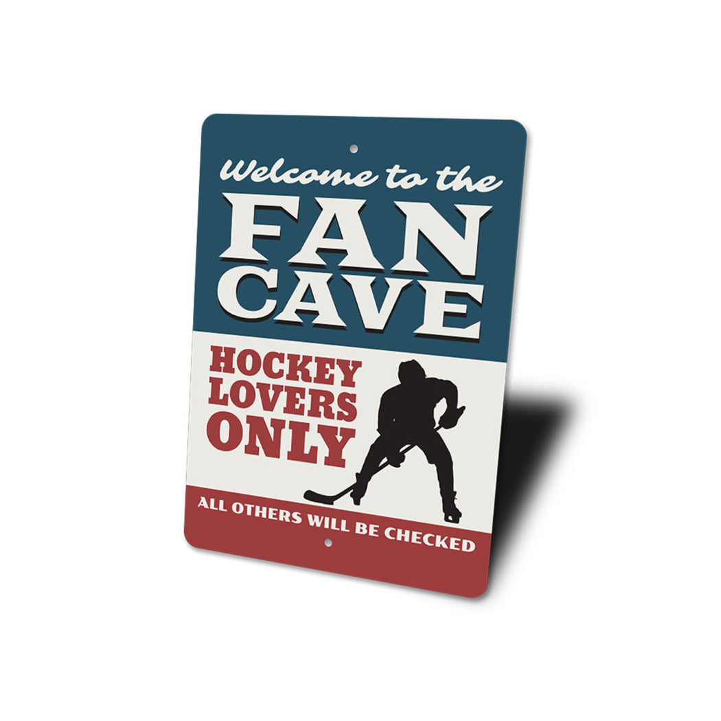 Hockey Fan Cave Sign