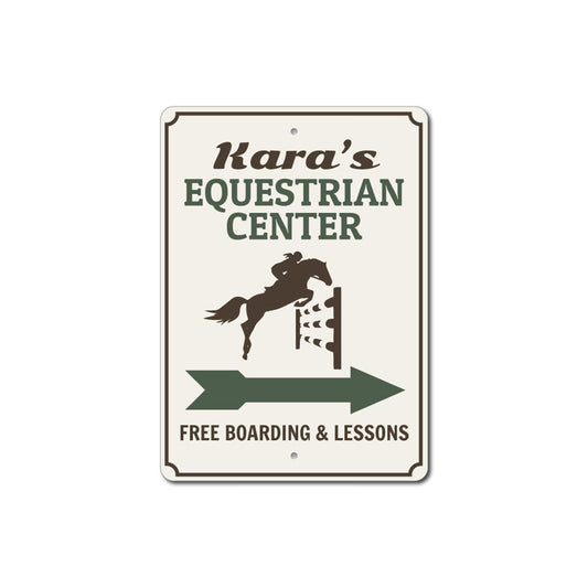 Equestrian Center Sign