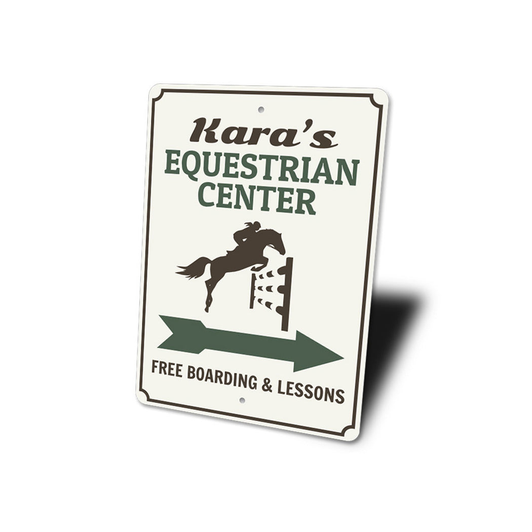Equestrian Center Sign