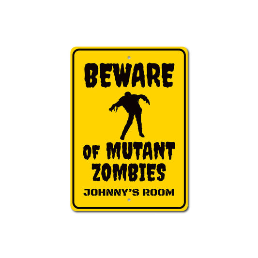 Zombie Kids Room Sign