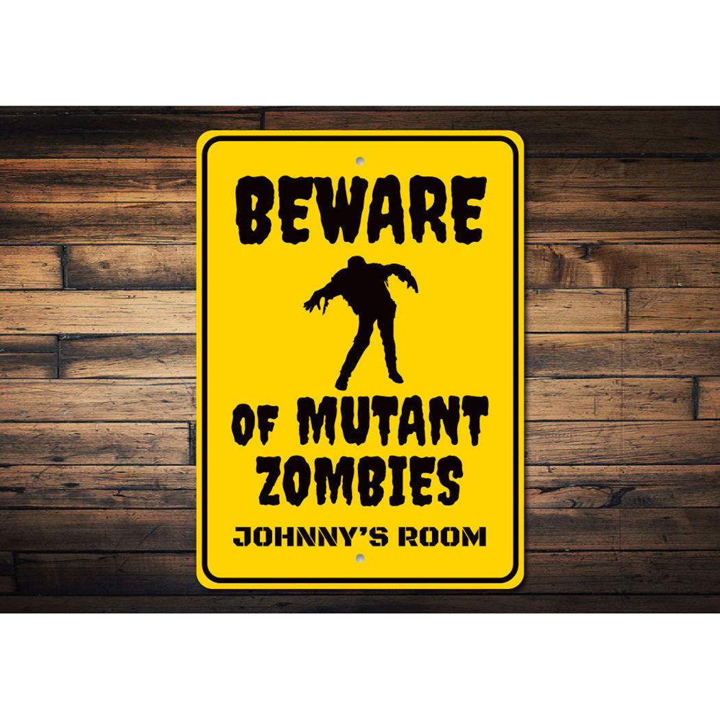 Zombie Kids Room Sign