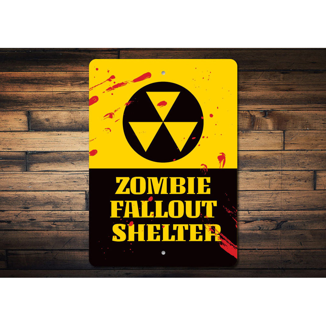 Zombie Fallout Shelter Sign