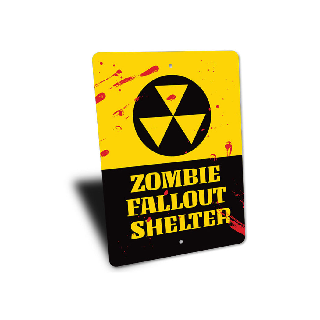 Zombie Fallout Shelter Sign