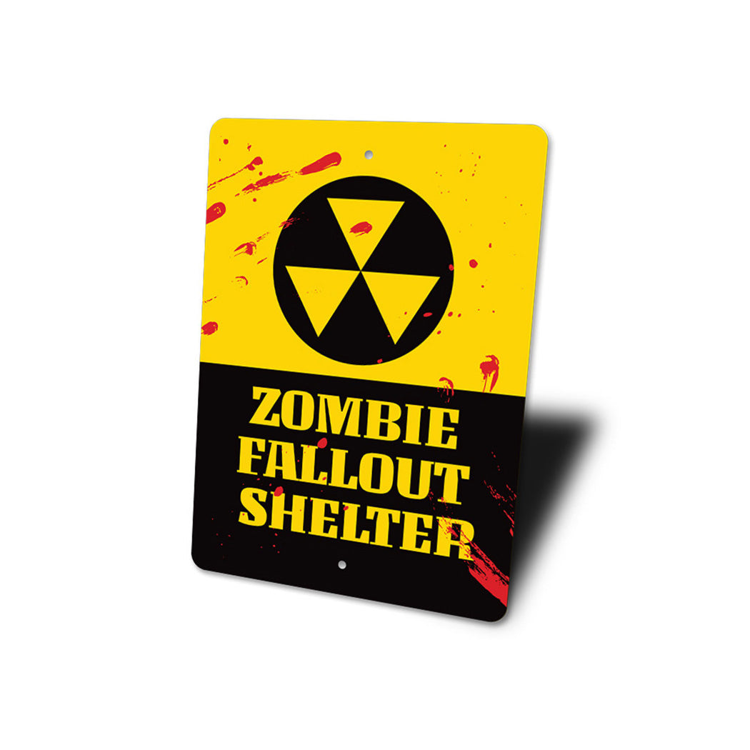 Zombie Fallout Shelter Sign