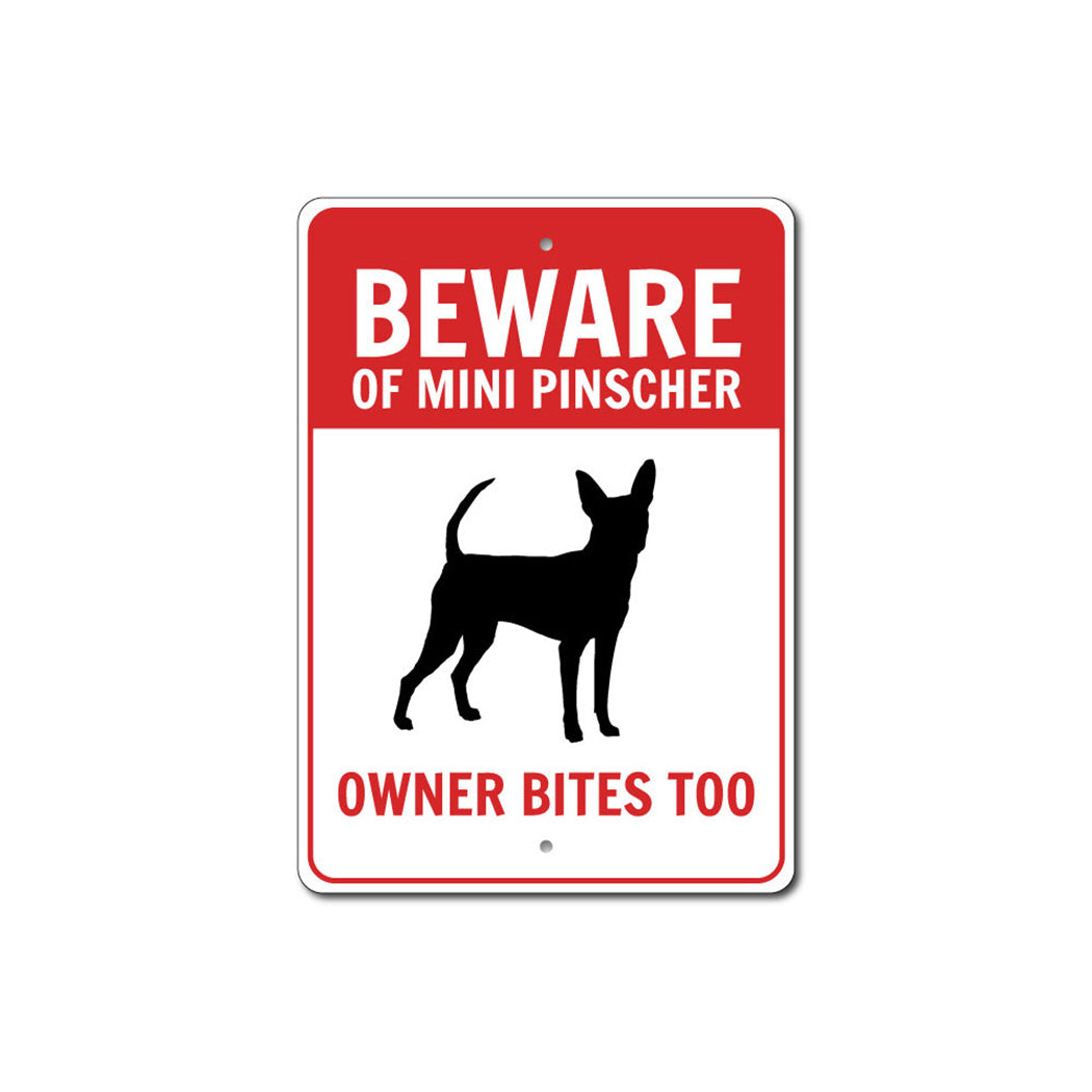 Mini Pinscher Sign