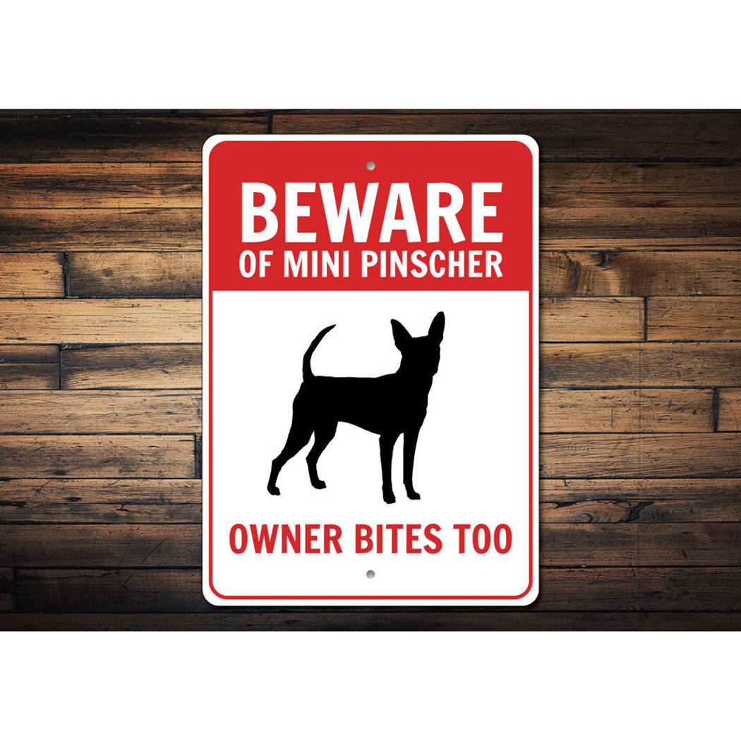 Mini Pinscher Sign