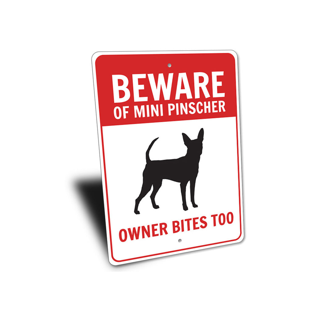 Mini Pinscher Sign