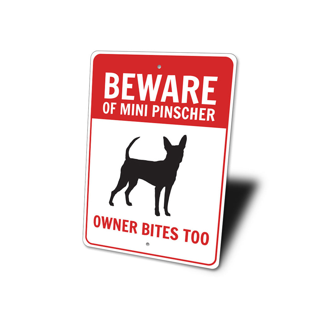 Mini Pinscher Sign