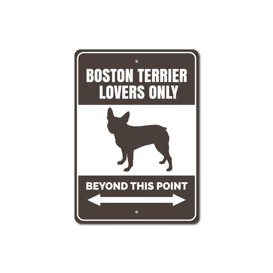 Boston Terrier Sign