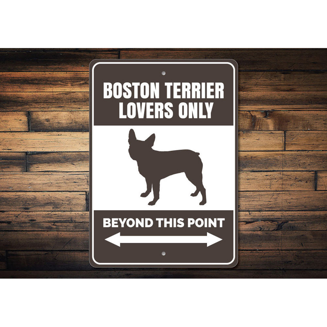 Boston Terrier Sign