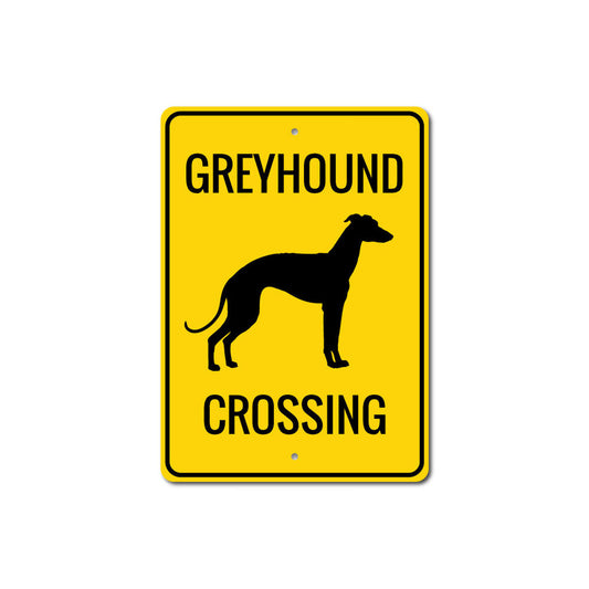 Greyhound Crossing Sign