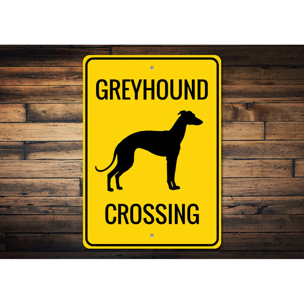 Greyhound Crossing Sign