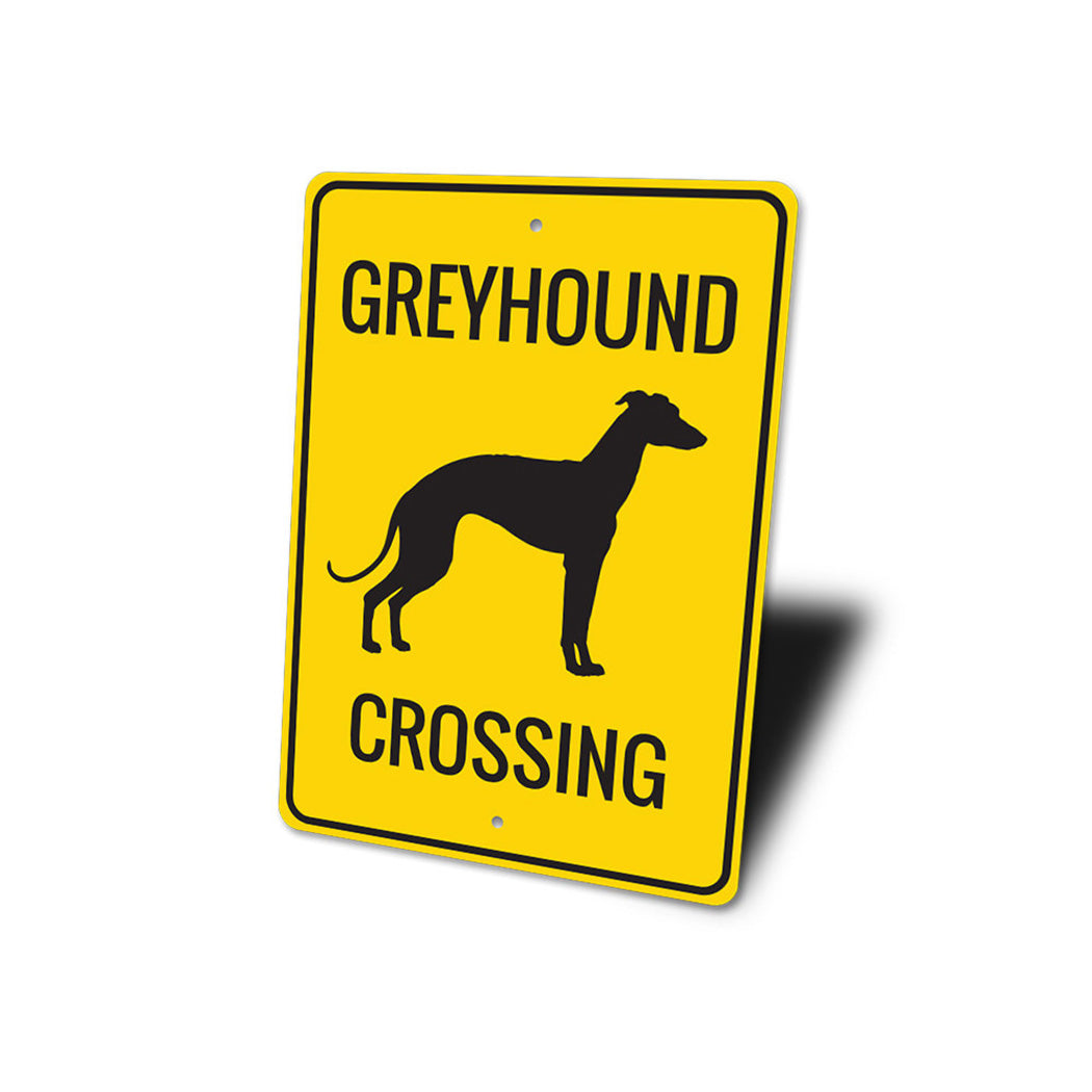 Greyhound Crossing Sign