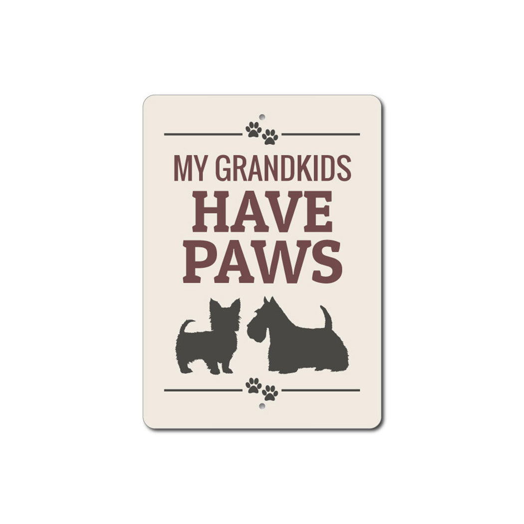 Dog Grandkids Sign