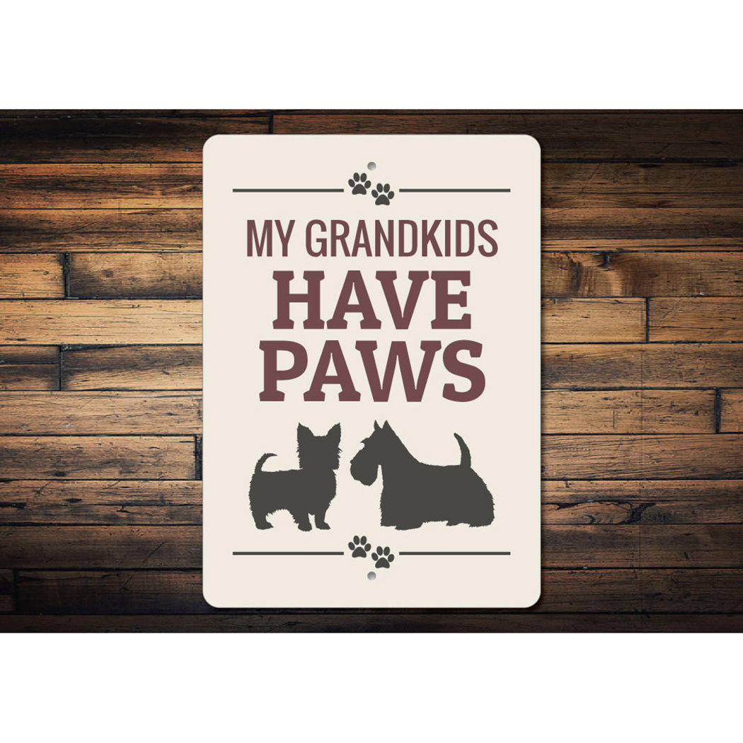 Dog Grandkids Sign