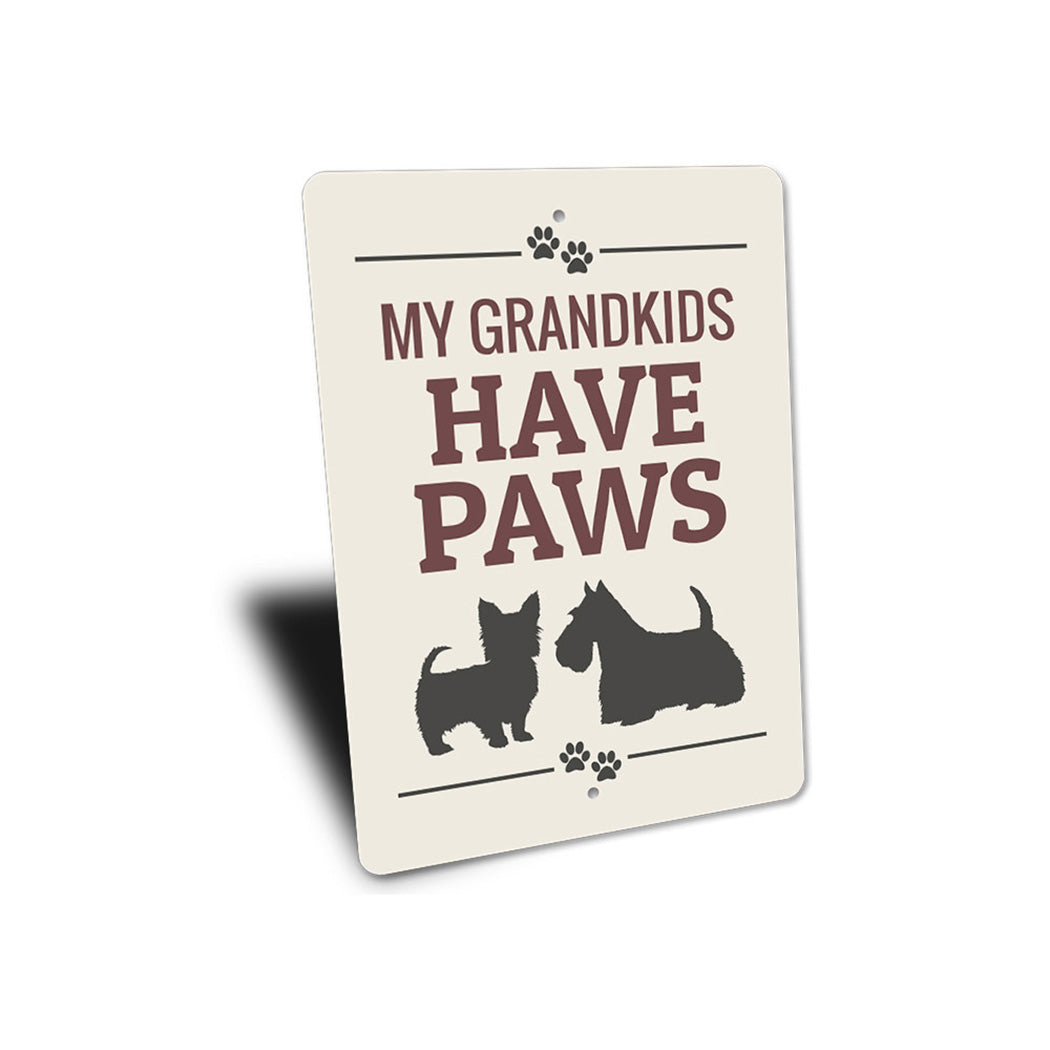 Dog Grandkids Sign