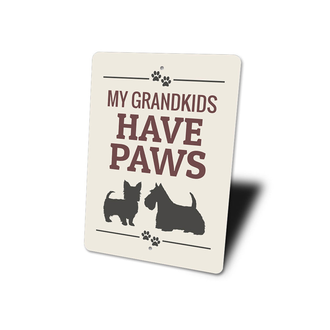 Dog Grandkids Sign