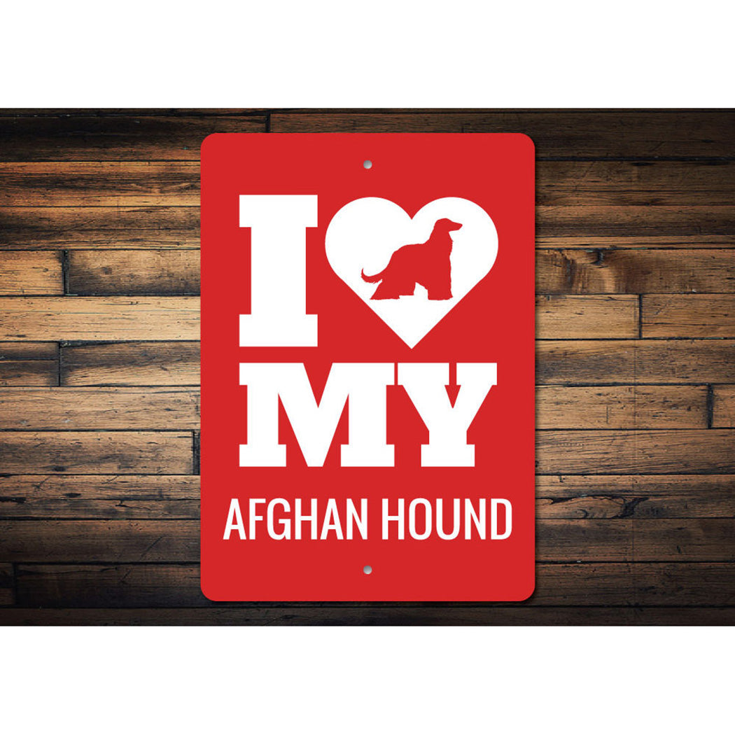 Afghan Hound Sign