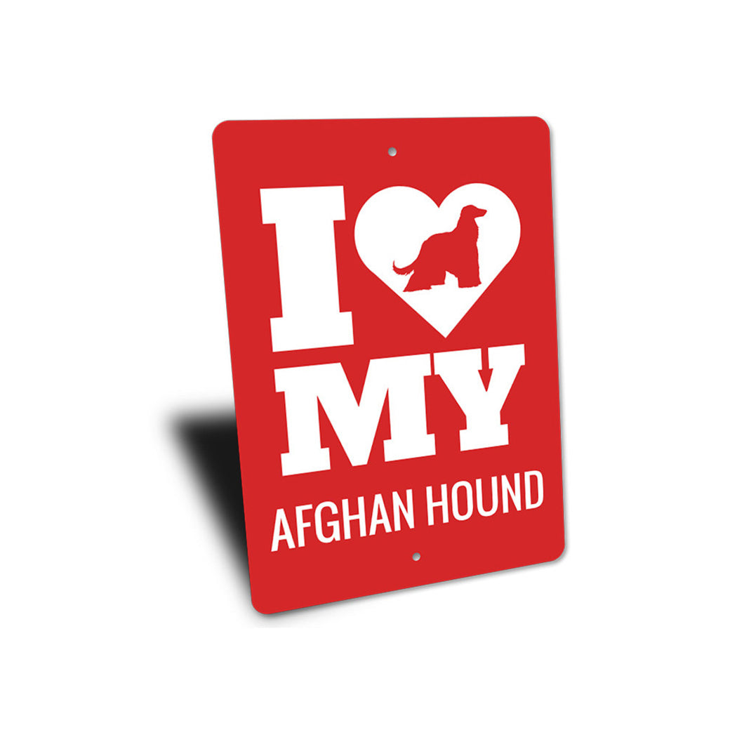 Afghan Hound Sign