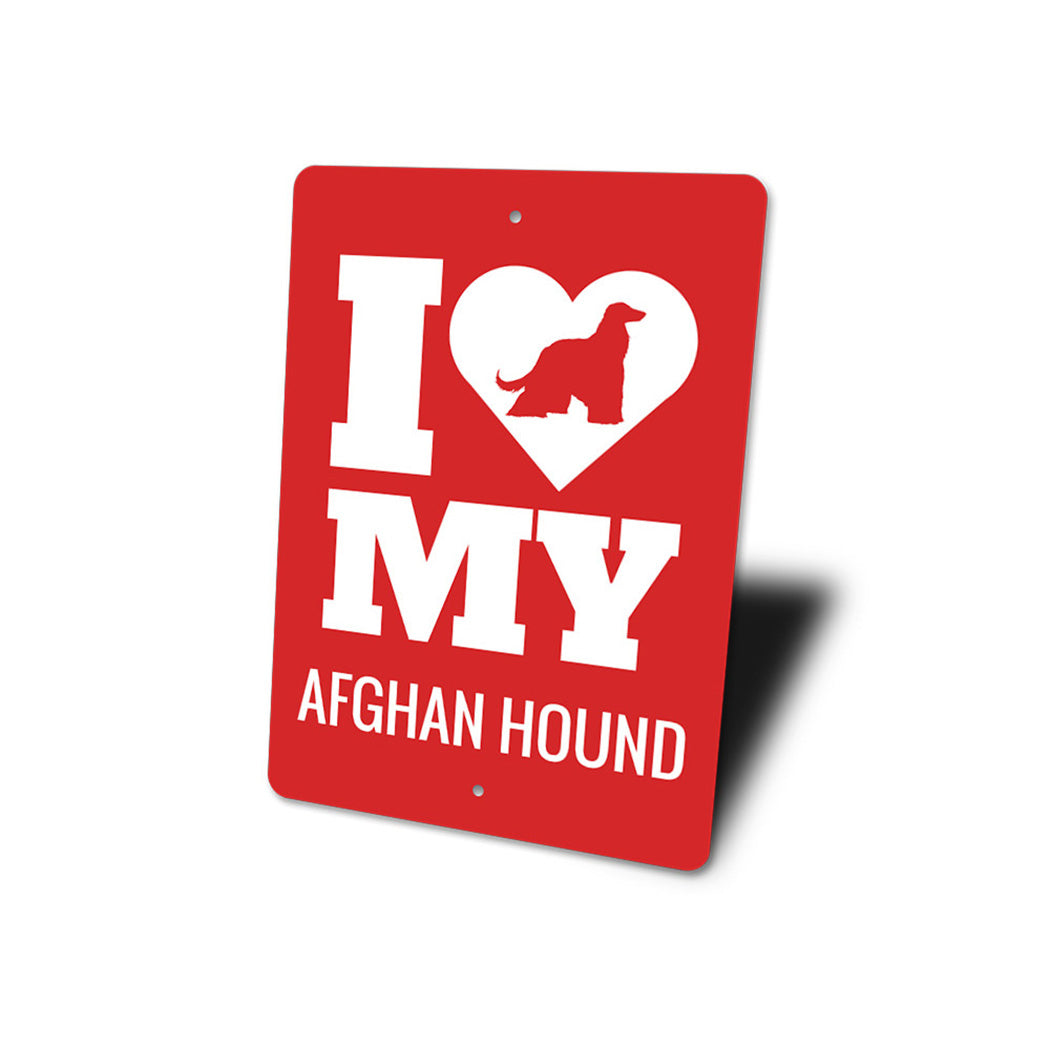 Afghan Hound Sign